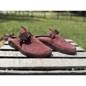 CHACO Women's Paonia Clog Casual Plum Suede 9US 30EU JCH108882 vacation comfort